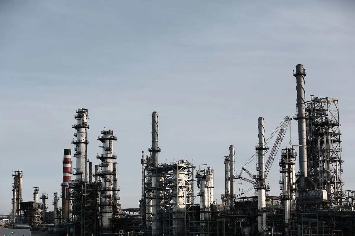 Zone industrielle de Fos-sur-Mer et raffinerie PACA