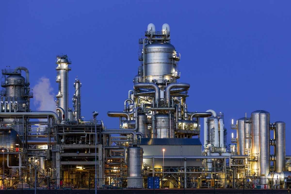 usine industrielle avec système d'efficacité énergétique