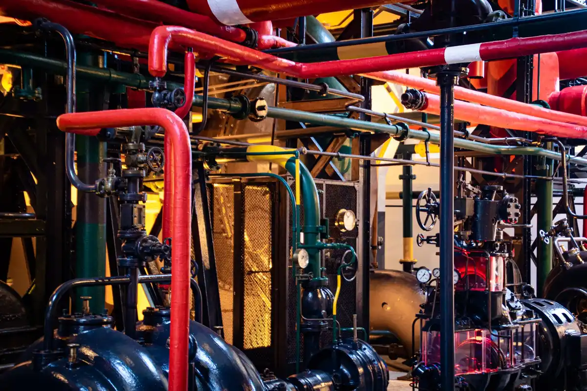IND-UT-134 — echangeur recuperateur sur fumees de chaudiere industrielle : schema de principe avec debit massique, temperature entree/sortie fumees et calcul de la puissance thermique recuperee en kW